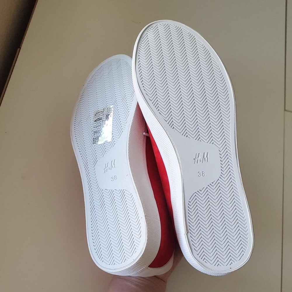 H&M Red "suede" Sneakers - Picture 7 of 7